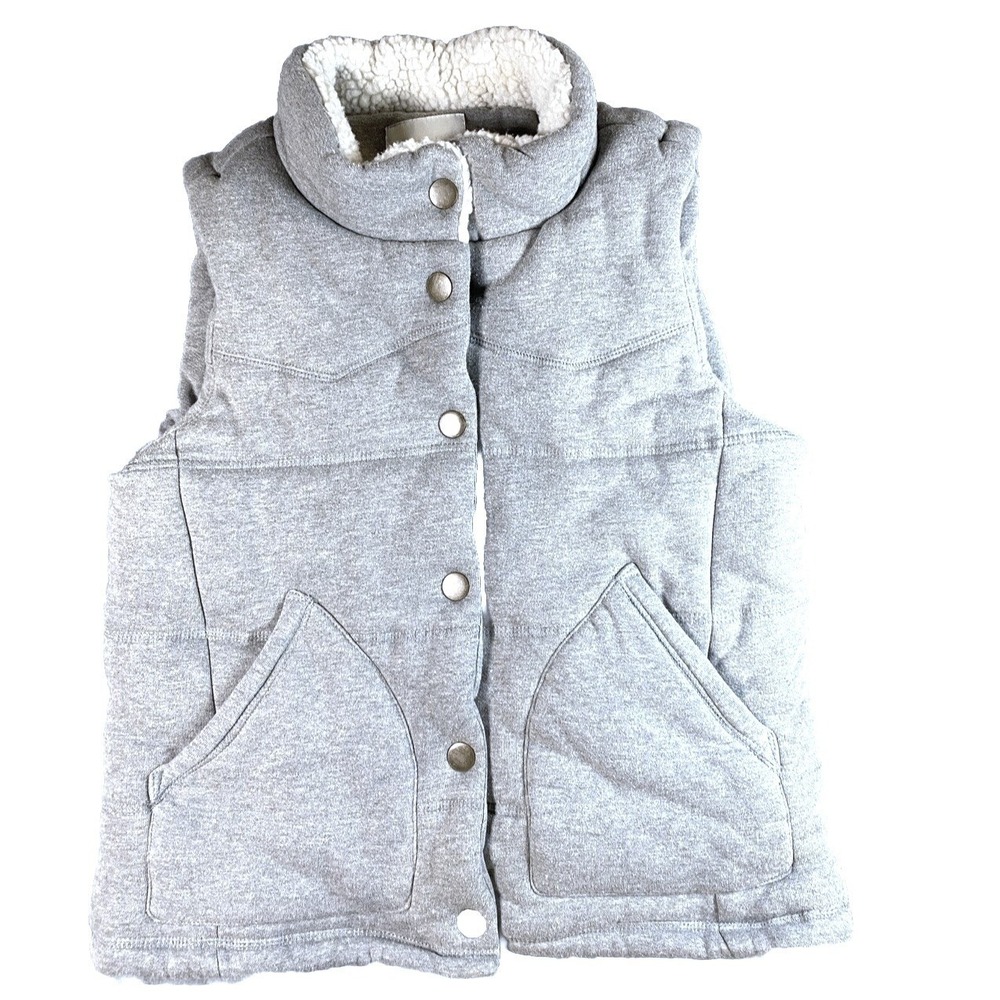 Thread & Supply Nordstrom Gray Puffer Vest Womens Size Medium